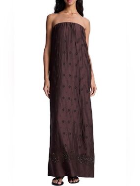 athena satin pleated dress A.L.C Athena Pleated Crossover Cutout Pleated Satin Maxi Dress 8
